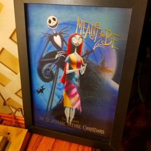 Nightmare before Christmas lenticular wall art